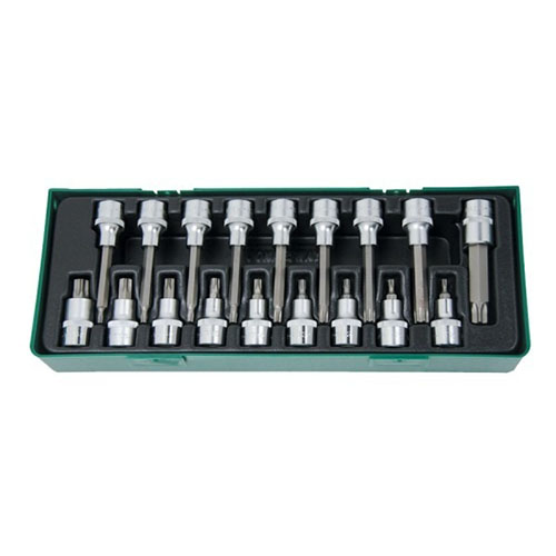 Jonnesway Torx készlet, 18 db –os, tálcán (S07H4118SP)